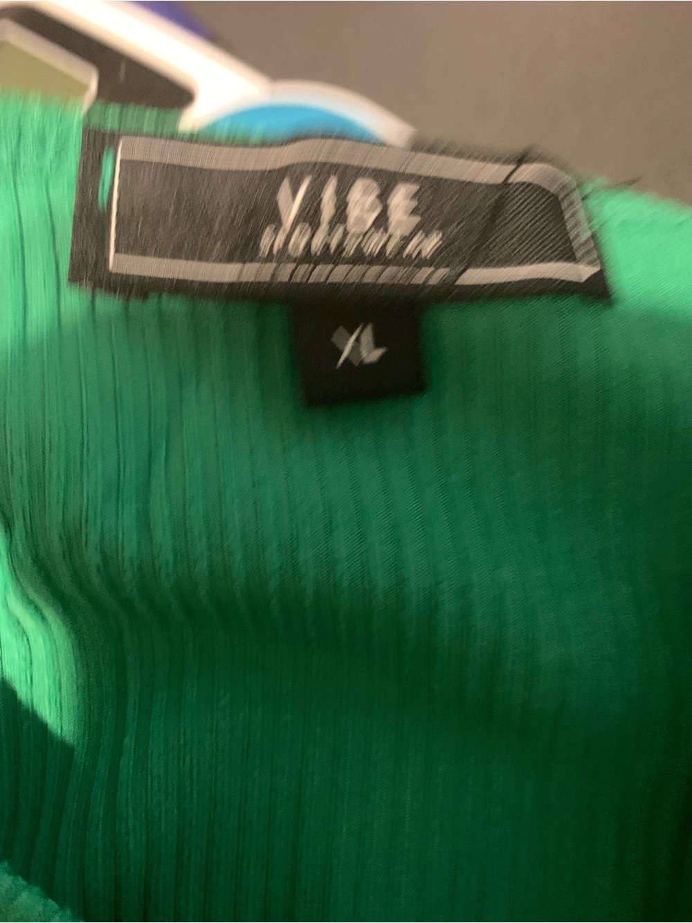 Green Button-Front Ribbed Mini Dress - Picture 6 of 6